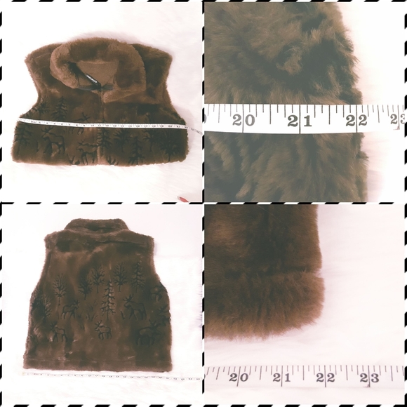 L Black Mountain Outdoor animal print vest EUC - Picture 5 of 7